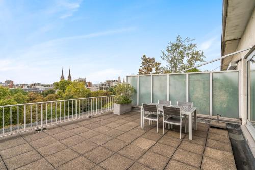 Balkón nebo terasa v ubytování Fuths Loft Penthouse 85