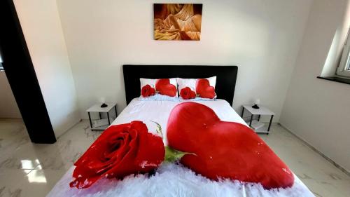 Cama o camas de una habitación en Pension Fürstenzell
