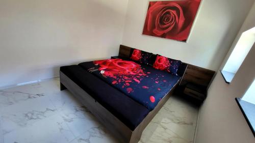 Cama o camas de una habitación en Pension Fürstenzell