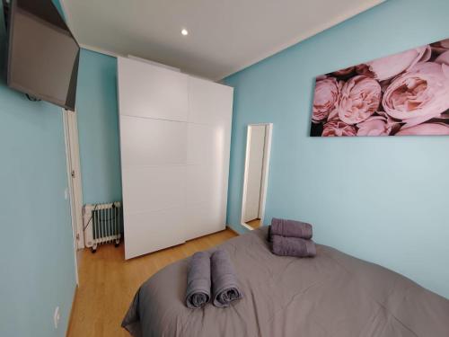 Postel nebo postele na pokoji v ubytování Apartamento Manuel Becerra