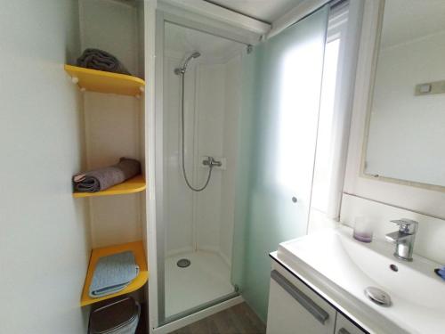 Koupelna v ubytování Casitas Mobil Home