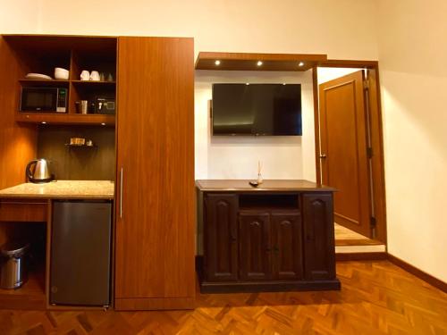 Küche/Küchenzeile in der Unterkunft San Juan Suites