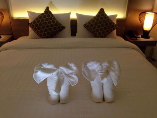 Win D Hotelにあるベッド