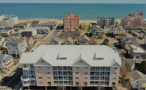an aerial view of a city with a building at Americana Condos 10th street in Ocean City