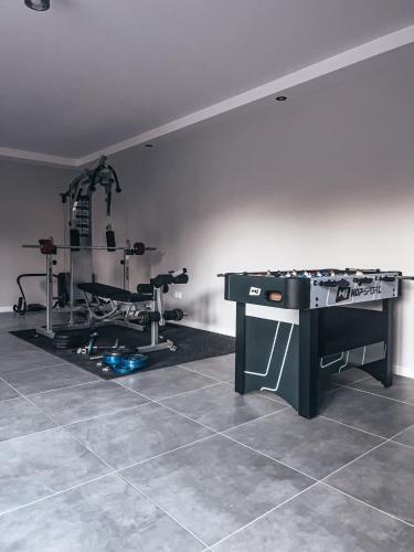 Fitness centrum a/nebo fitness zařízení v ubytování Agroturystyka u Maryli