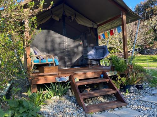Ein Garten an der Unterkunft Omarama Oasis - Permaculture Glamping