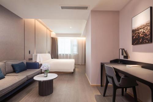 Khu vực ghế ngồi tại Atour Hotel Nantong Jinsha