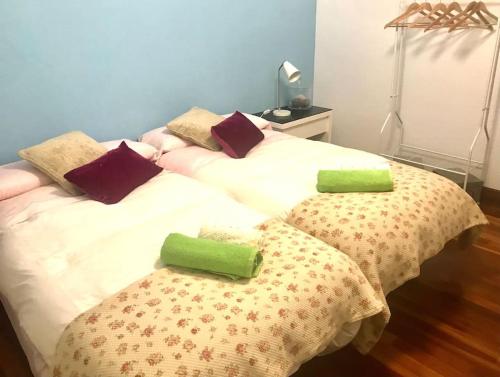 Postel nebo postele na pokoji v ubytování Precioso apartamento vintage en el centro de Haro