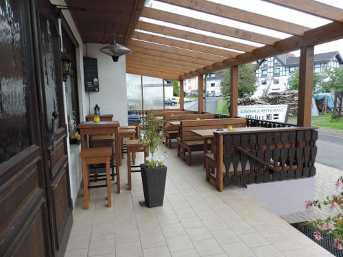 Gasthaus Weberにあるレストランまたは飲食店