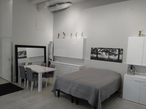 Ένα ή περισσότερα κρεβάτια σε δωμάτιο στο Apartment Satama