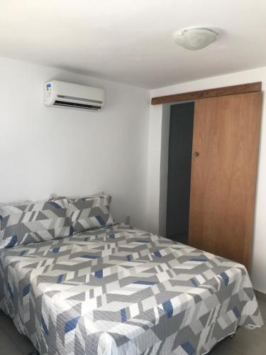 Suítes da Fátima房間的床