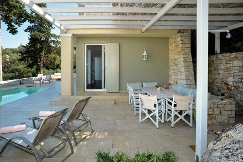 Bazén v ubytování Apeiron Villas by PaxosRetreats nebo v jeho okolí