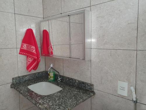 Koupelna v ubytování Casa Verde
