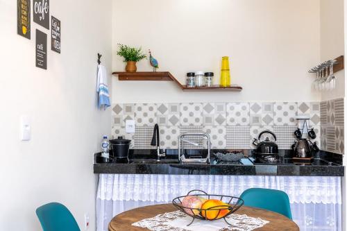 مطبخ أو مطبخ صغير في Capim Limão - Loft 2