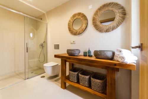 Et badeværelse på Villa Rucheira -Costa da Morte-