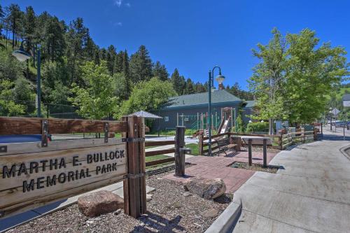 a sign for a playground at a park at Cozy Deadwood Escape Less Than 1 Mi to Dtwn and Casinos in Deadwood