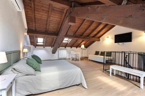 Residence il Cascinettoにあるベッド
