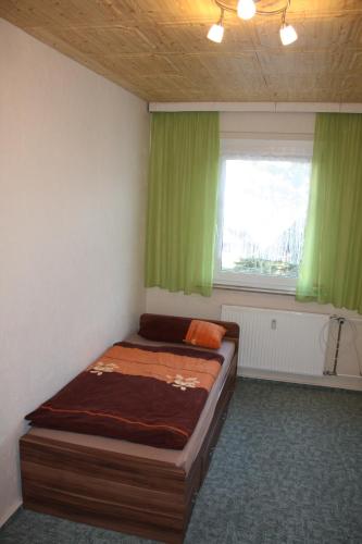 Postel nebo postele na pokoji v ubytování Ferienwohnung Zwickau