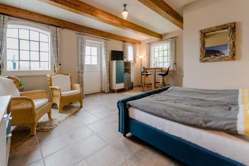 Postel nebo postele na pokoji v ubytování Gräfinhof