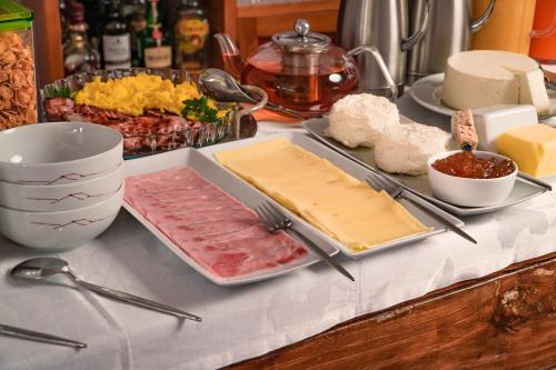 Jídlo v penzionu nebo okolí