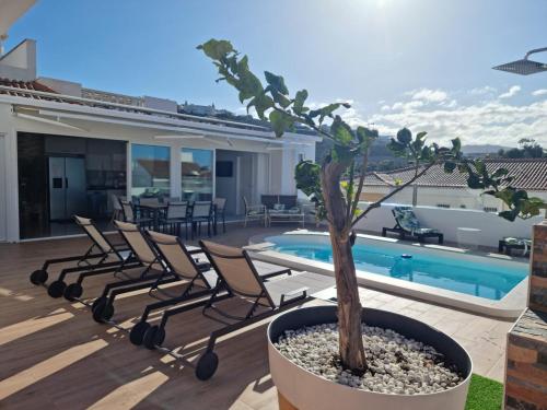 Villa moderna en Costa Adeje con Piscina privada y Cerca del Siam Park