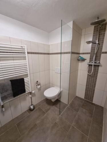 Koupelna v ubytování Appartment Montfort