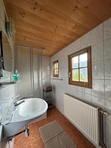 Koupelna v ubytování Chalet Astrid
