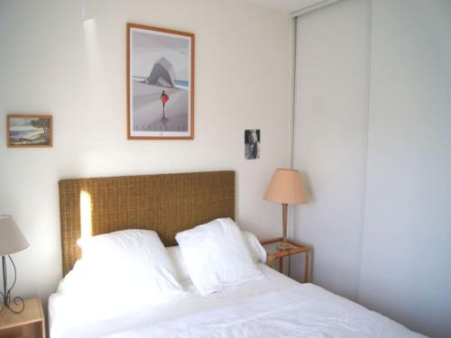 Ein Bett oder Betten in einem Zimmer der Unterkunft T3 Duplex Port de Capbreton 800m de la plage