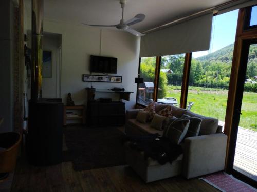 Kuchyň nebo kuchyňský kout v ubytování Cabañas Nordic lodge