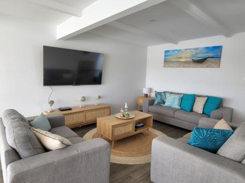 Χώρος καθιστικού στο The Harrington Serviced Apartments