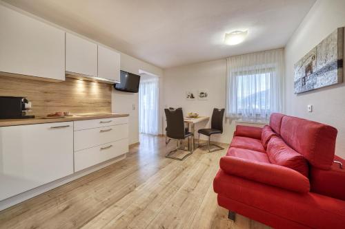 Dapur atau dapur kecil di Appartements Kreuzwegerhof