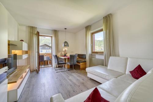 Ruang duduk di Appartements Kreuzwegerhof