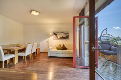 Ruang duduk di Appartements Kreuzwegerhof