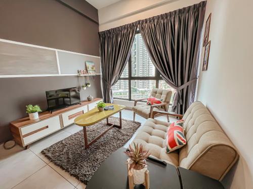 Ruang duduk di D'sands Residences Midvalley by Iconique