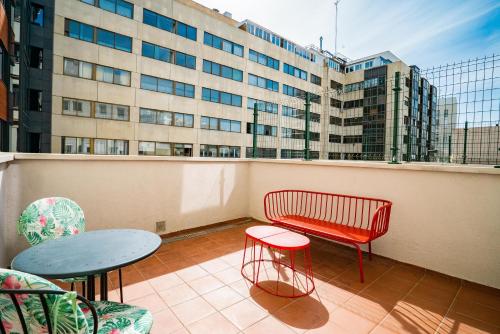 Балкон или терраса в Smartr Madrid Gran Via 47