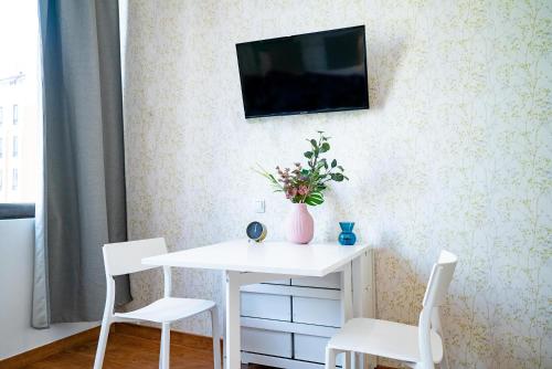 Телевизор и/или развлекательный центр в Smartr Madrid Gran Via 47