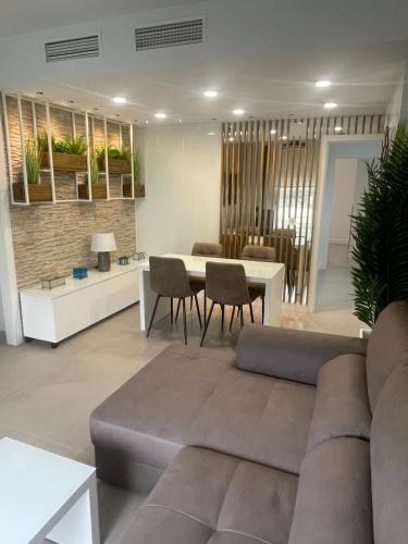 Ruang duduk di Apartamento Isabella suite