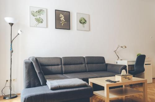 Ruang duduk di Oltec Apartment Brno