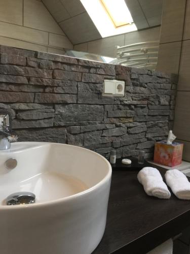 Hotel Achilles tesisinde bir banyo
