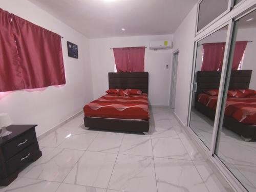 Apartamento amueblado en Santiago, Res Blue Amber, 2 habitaciones