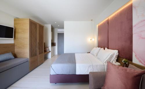 Χώρος καθιστικού στο Serenity Suites