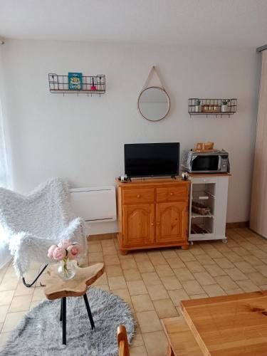 丰罗默奥代洛维亚Studio cabine vue sur les Pyrénées的相册照片