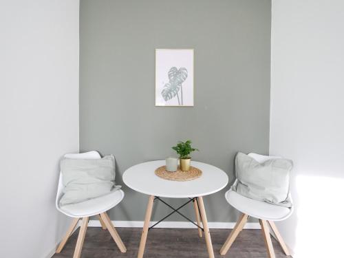 Ruang duduk di Zentral, modern, gemütlich mit Balkon & Parkplatz
