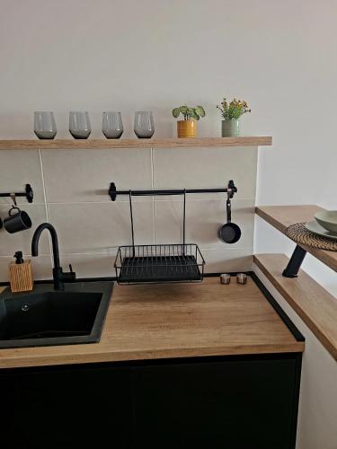 Una cocina o cocineta en Stan na dan Krsmanovic