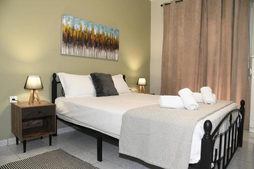 Postel nebo postele na pokoji v ubytování Lovely luxury apartment