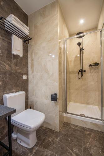 Ванная комната в Central Apartments Palats Sportu Area