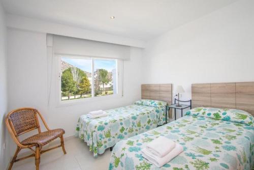 Posteľ alebo postele v izbe v ubytovaní Isabela 2a 3 habitaciones con ático