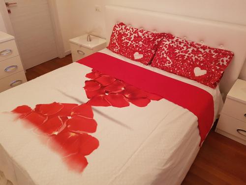 Ліжко або ліжка в номері Casa Vacanze Via Cappuccini