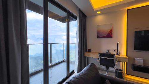 Televisyen dan/atau pusat hiburan di The Yanné, Onsen Hotel