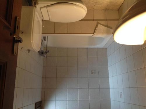 Koupelna v ubytování Guesthouse Ariadni